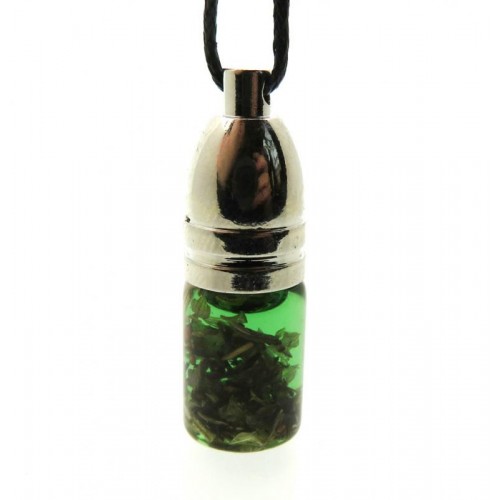 Money Drawing Mojo Bottle Pendant